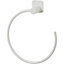 GoodHome Koros White Steel Wall-mounted Towel ring (W)17.8cm