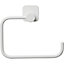 GoodHome Koros White Wall-mounted Toilet roll holder (H)128mm (W)153mm