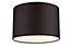 GoodHome Kpezin Charcoal Fabric dyed Light shade (D)300mm