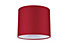 GoodHome Kpezin Dark red Fabric dyed Light shade (D)20cm