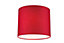 GoodHome Kpezin Dark red Fabric dyed Light shade (D)20cm