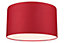 GoodHome Kpezin Dark red Fabric dyed Light shade (D)40cm