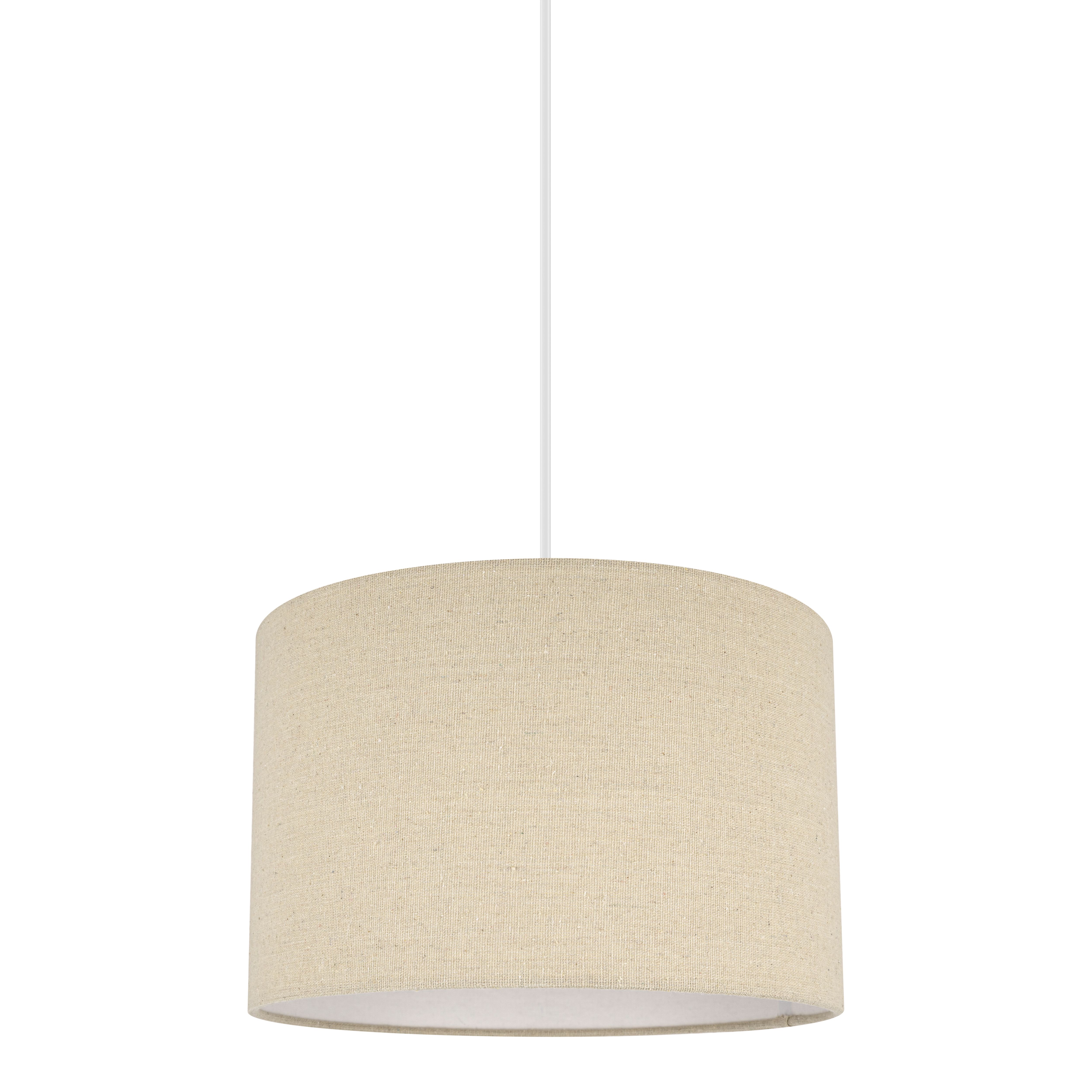 GoodHome Kpezin Natural Round Lamp shade (D)30cm