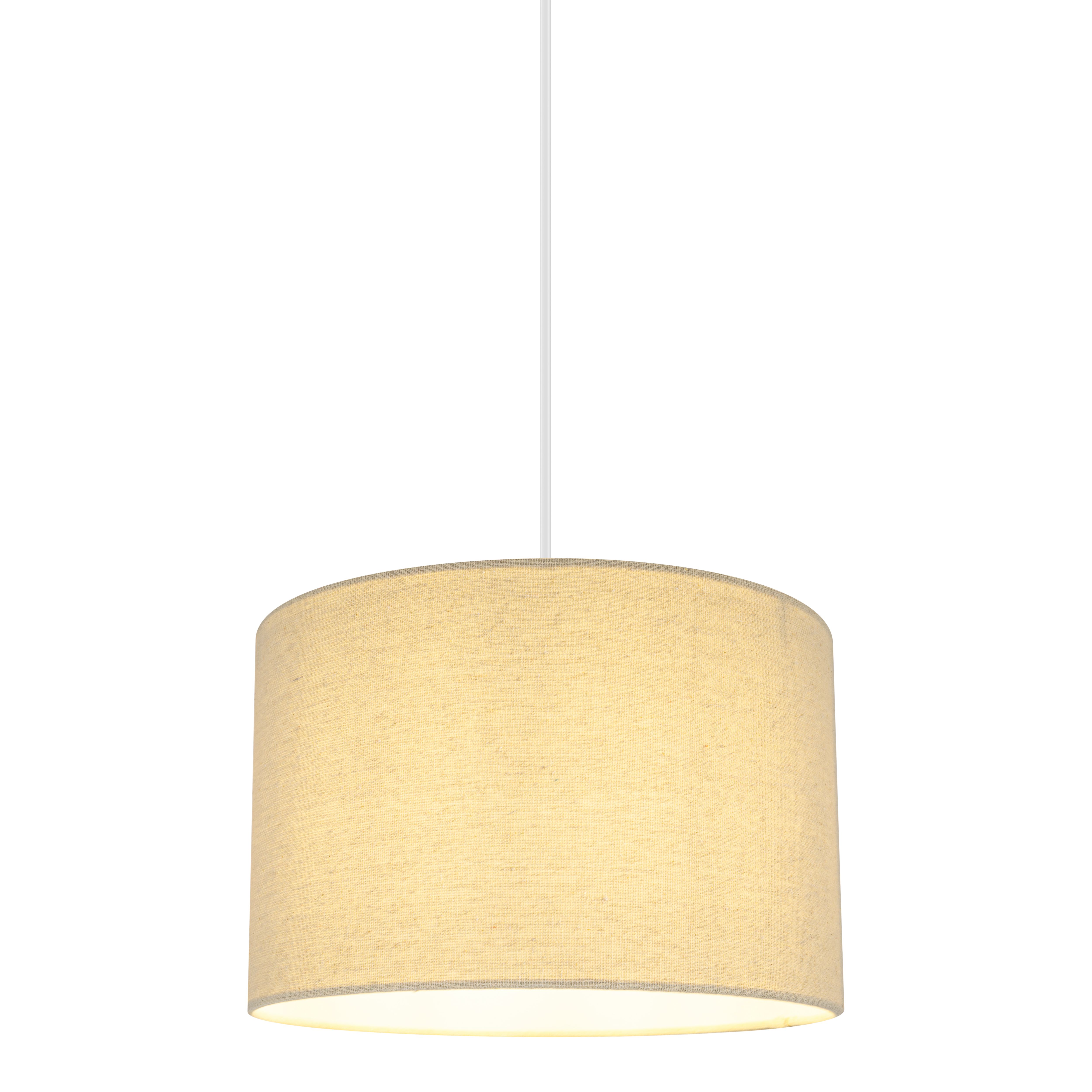 GoodHome Kpezin Natural Round Lamp shade (D)30cm