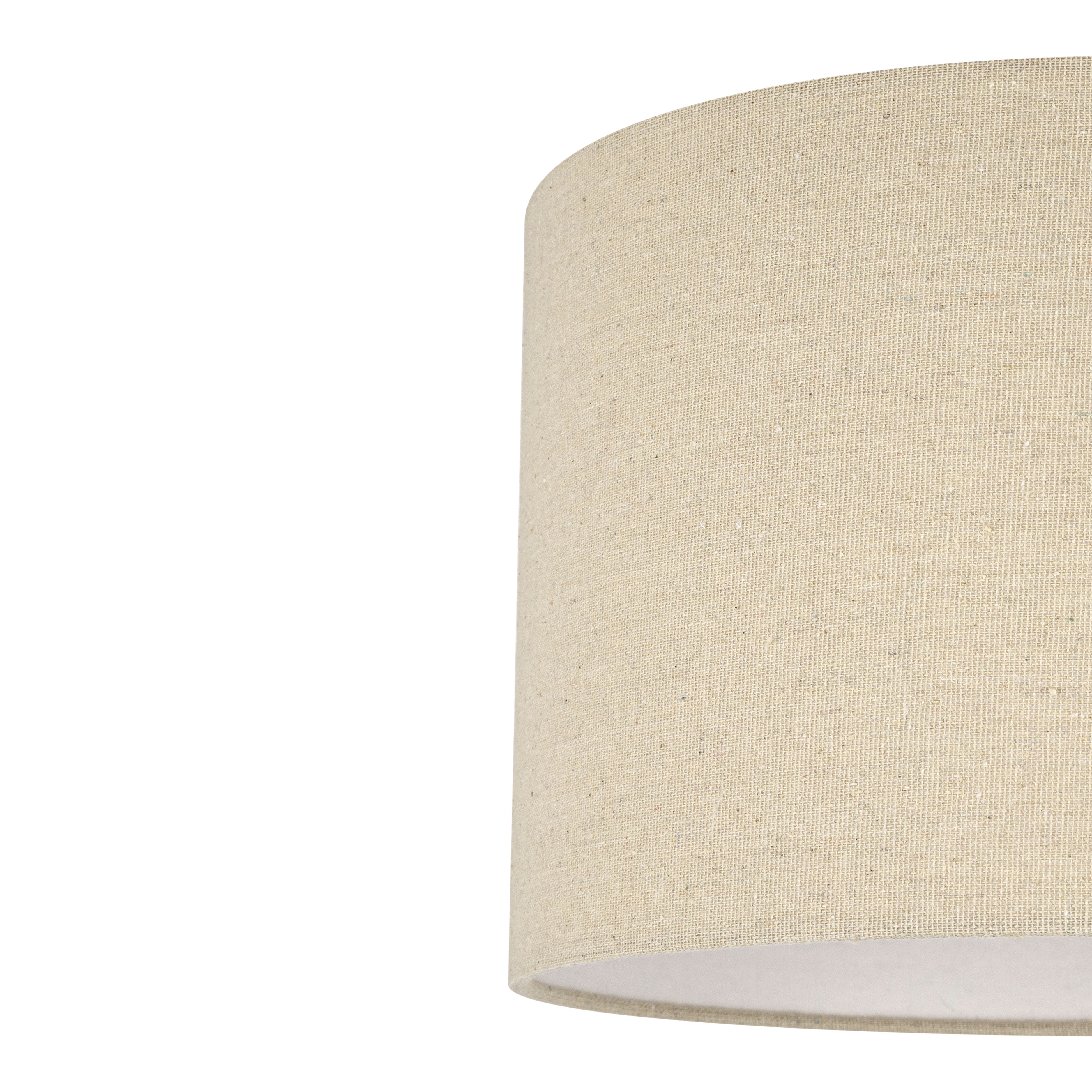 GoodHome Kpezin Natural Round Lamp shade (D)30cm