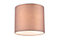 GoodHome Kpezin Taupe Fabric dyed Light shade (D)15cm