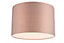GoodHome Kpezin Taupe Fabric dyed Light shade (D)30cm