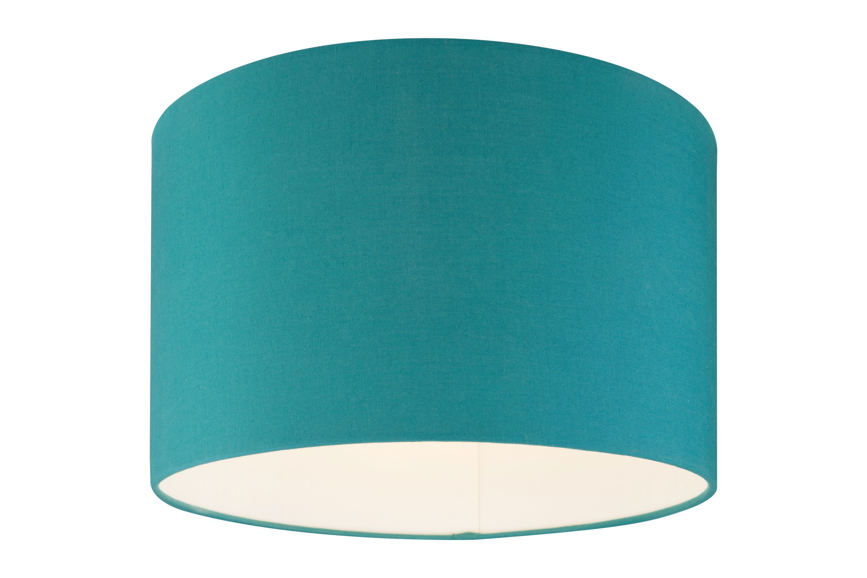 GoodHome Kpezin Teal Fabric dyed Light shade (D)300mm