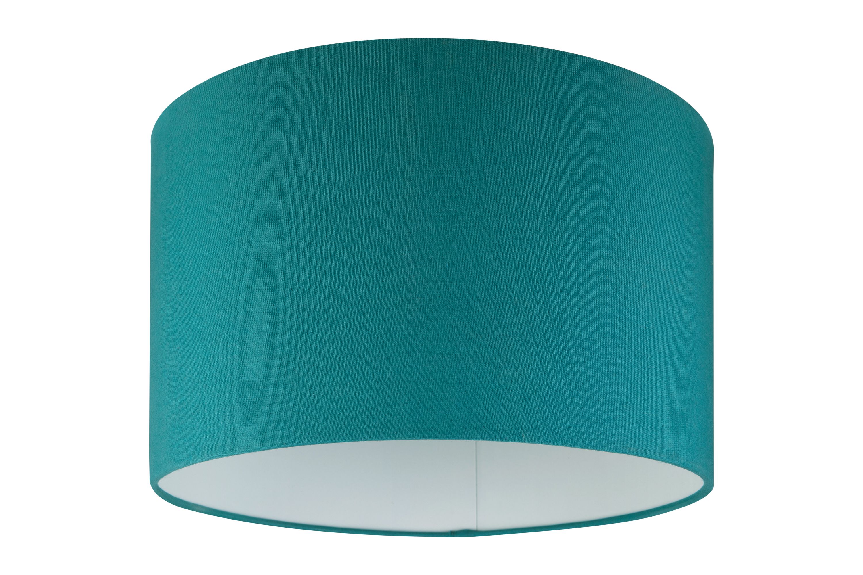 GoodHome Kpezin Teal Fabric dyed Light shade (D)30cm | DIY at B&Q