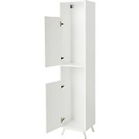 GoodHome Ladoga White Chipboard Shelving, (D)360mm