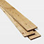 GoodHome Laholm Blonde Oak effect Oak Solid wood flooring, 1.008m²