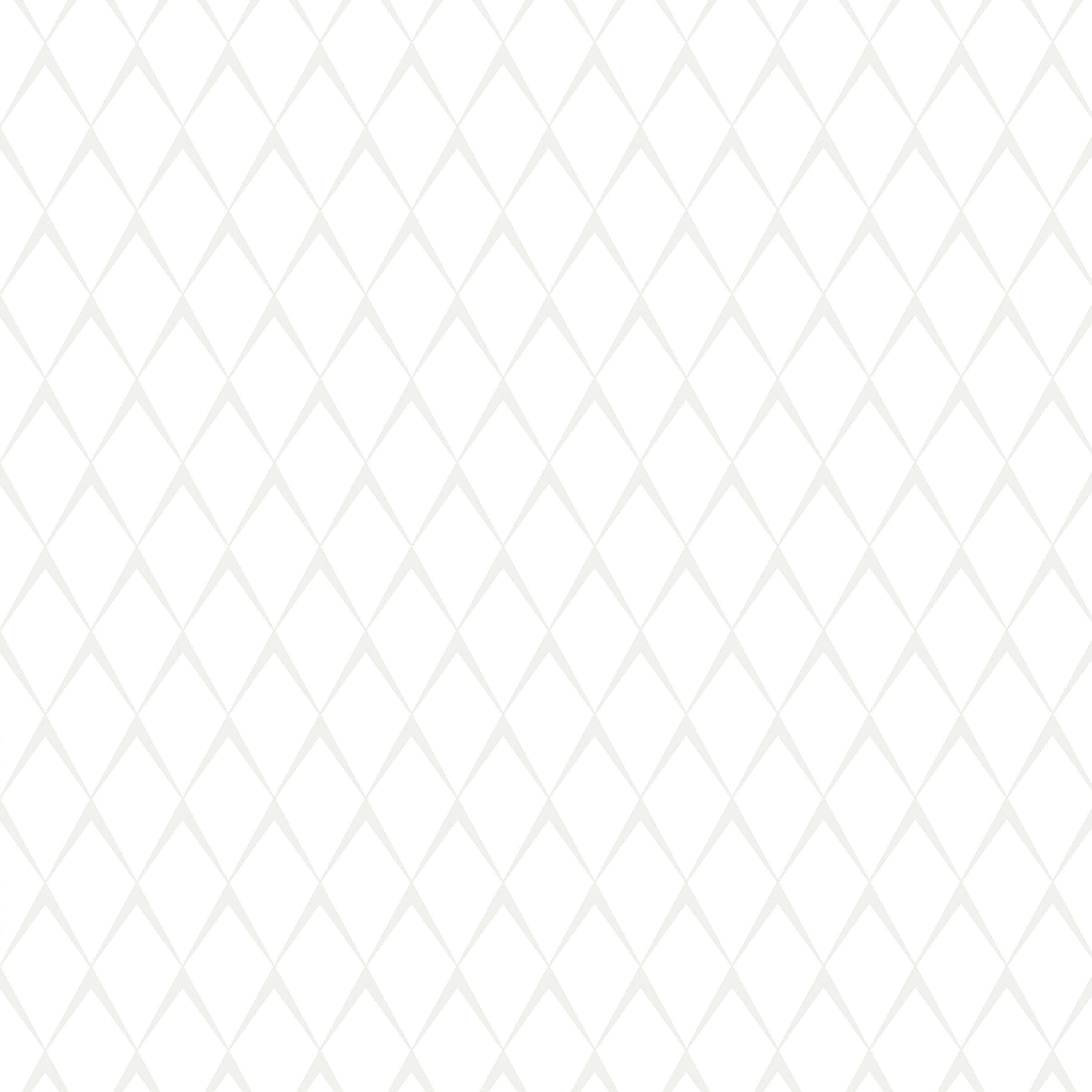 GoodHome Lanaria White Geometric Textured Wallpaper