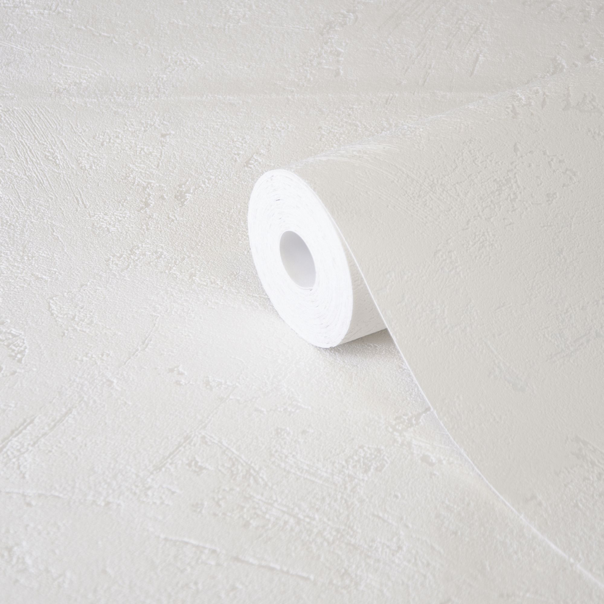 GoodHome Lancon White Textured Wallpaper DIY at B&Q