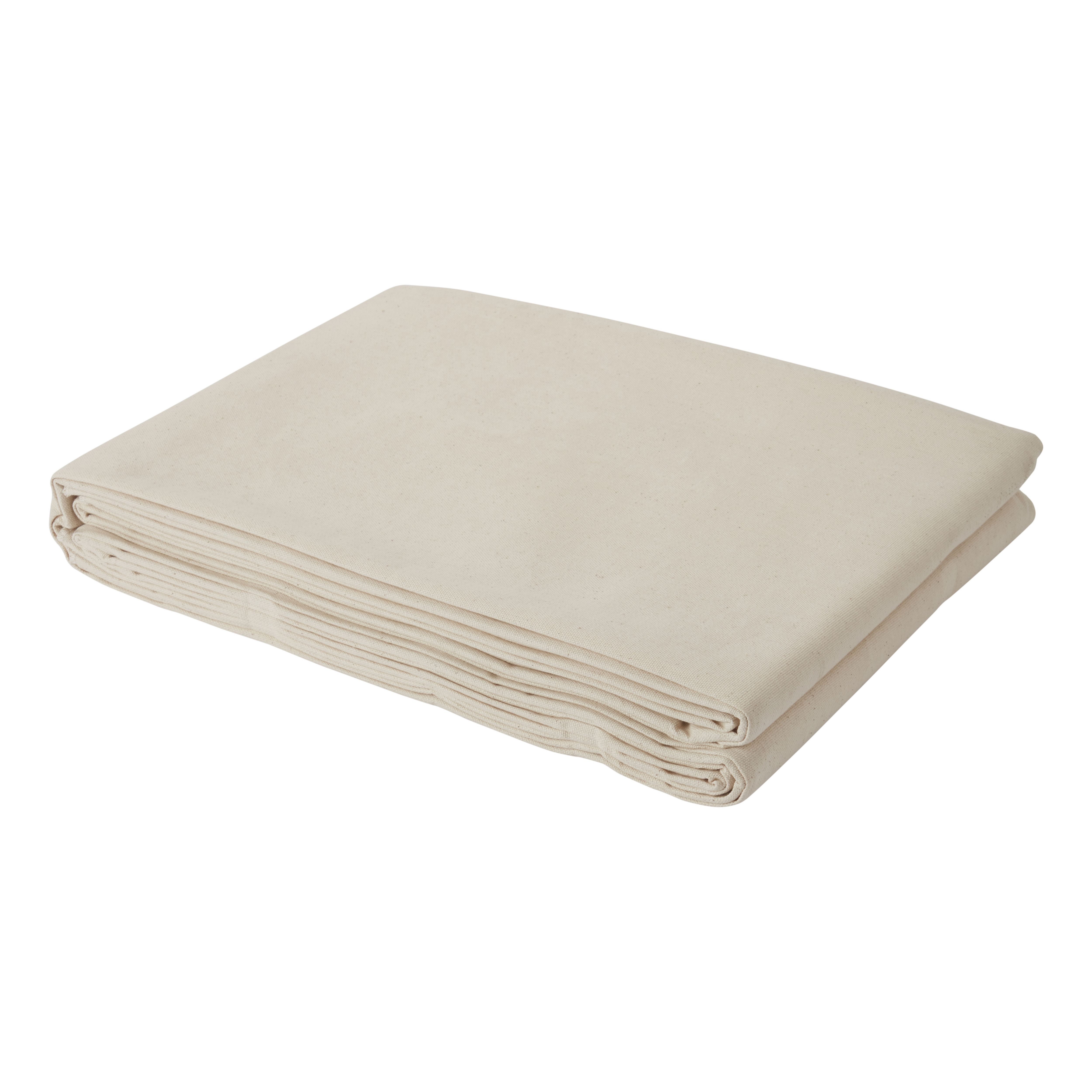 GoodHome Large Cotton Dust sheet, (L)4m x (W)3m