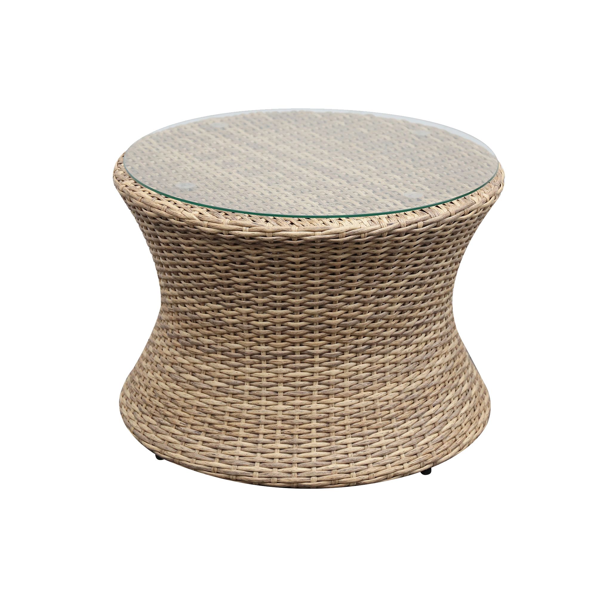 GoodHome Lazaretta Natural Rattan effect 2 Seater Garden furniture set