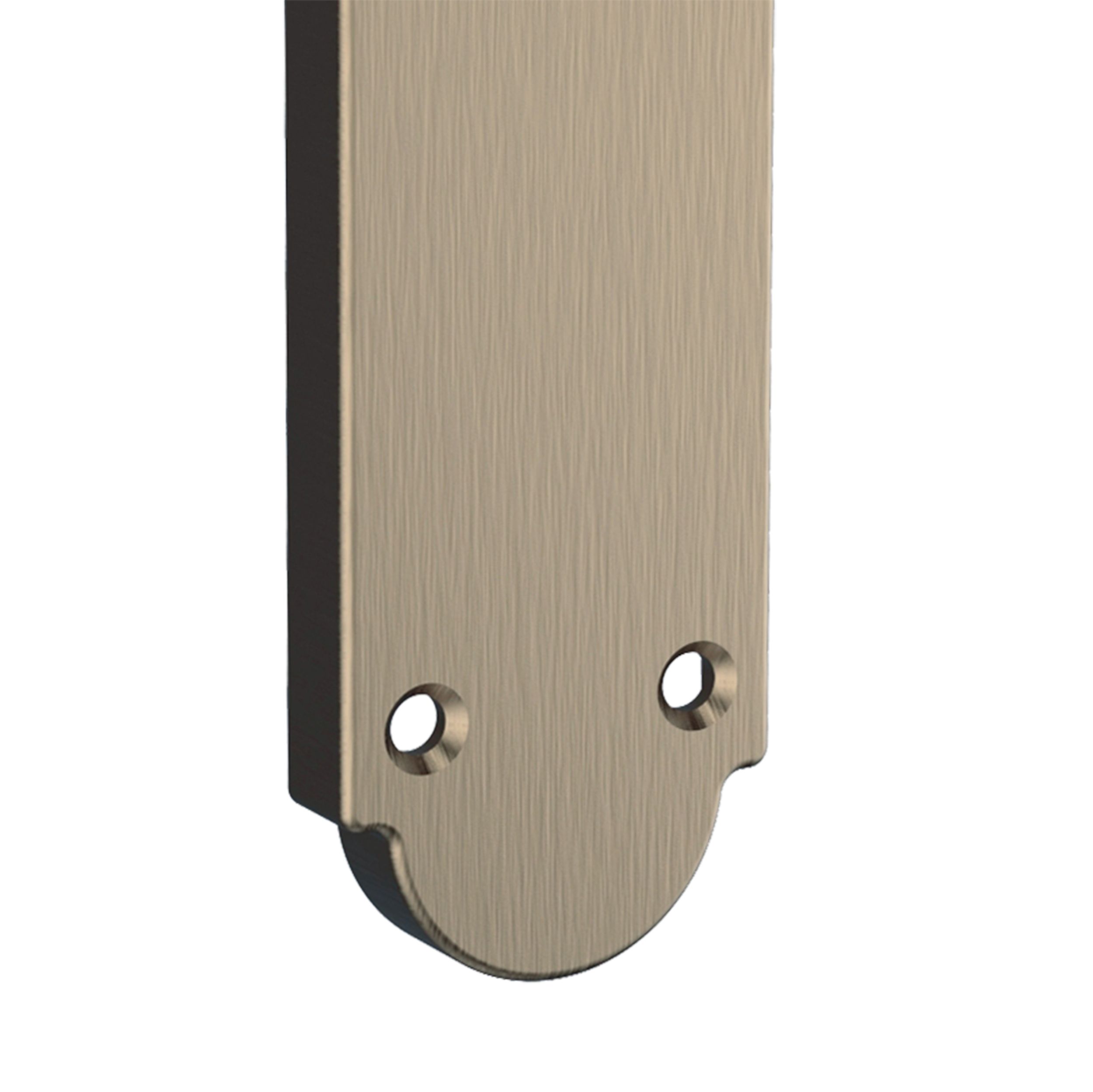 GoodHome Leba Antique brass effect Latch Door handle (L)117mm (D)61mm Pair
