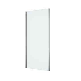 GoodHome Ledava Framed Clear Fixed Side End panel (H)195cm (W)90cm