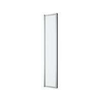 GoodHome Ledava Framed Clear Fixed Side Shower panel (H)195cm (W)40cm