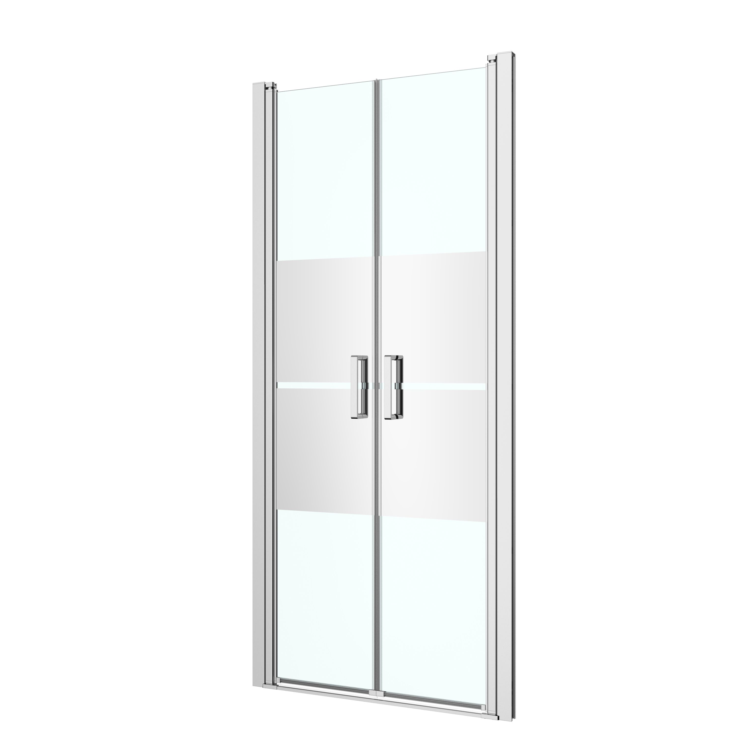 GoodHome Ledava Minimal frame Chrome effect Mirror Strip Western 