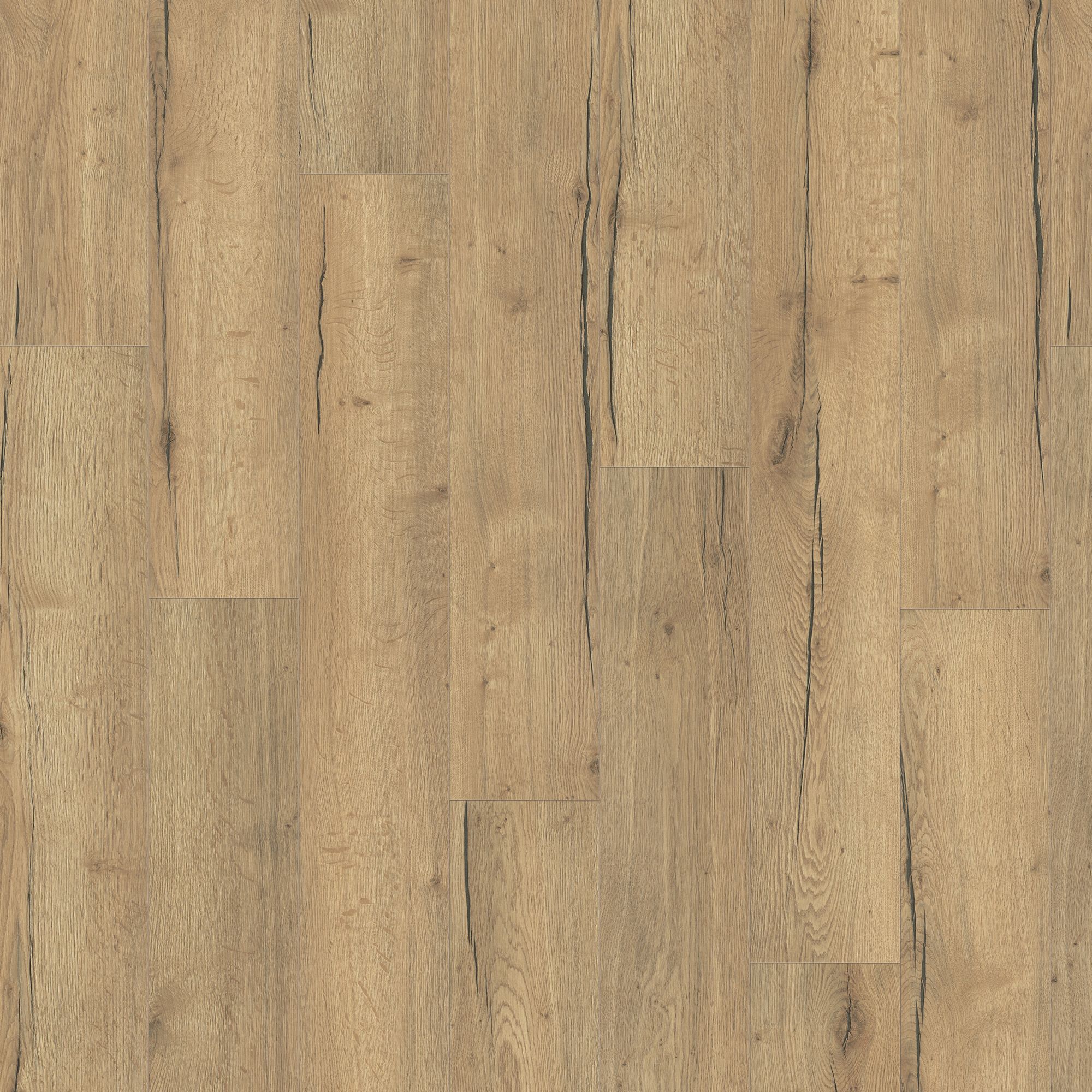 GoodHome Leominster Natural wood effect Structured Laminate Flooring, 1.99m²