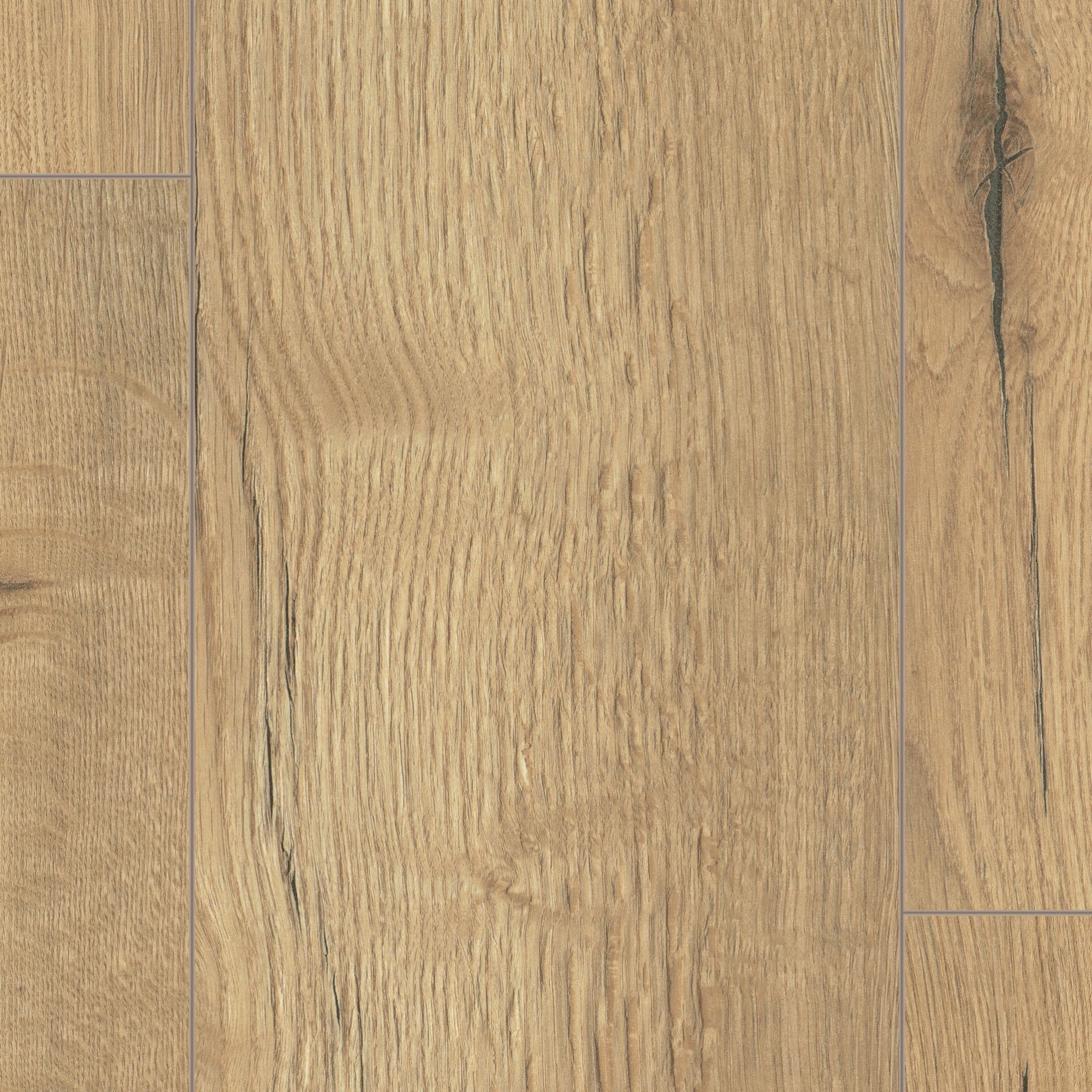 GoodHome Leominster Natural wood effect Structured Laminate Flooring, 1.99m²