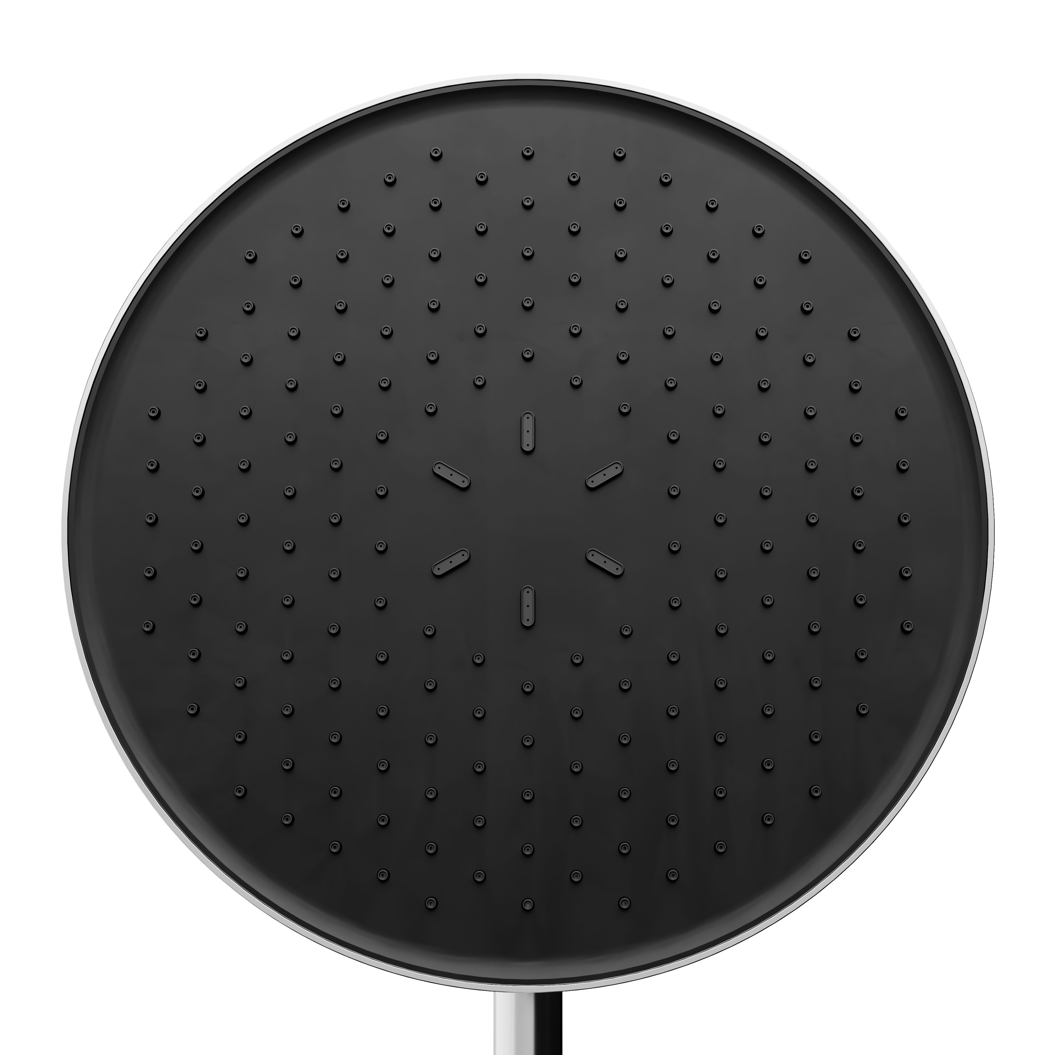 GoodHome Levanna Gloss Chrome effect Wall-mounted Thermostatic  