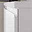 GoodHome Levanna Matt White Double Freestanding Bathroom Cabinet (H) 850mm (W) 600mm