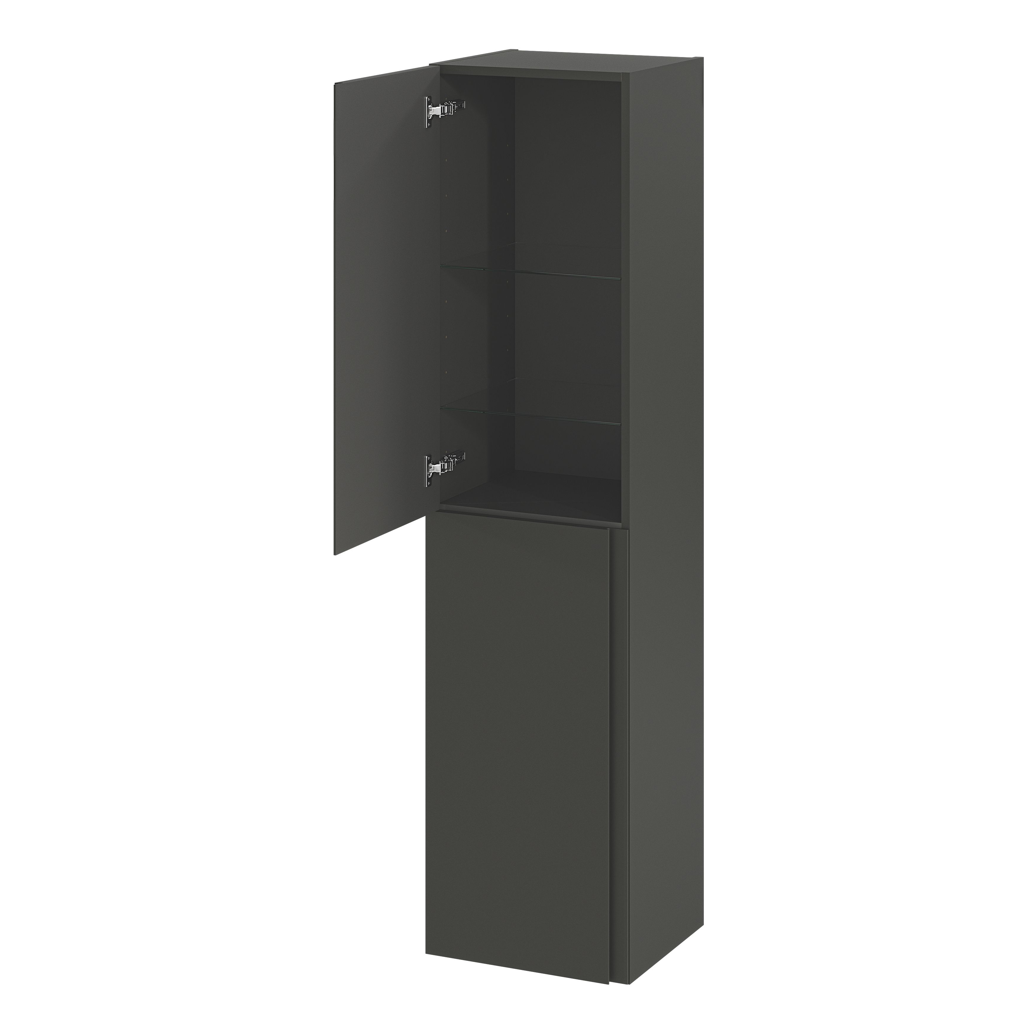 Tall deep deals cabinet with doors