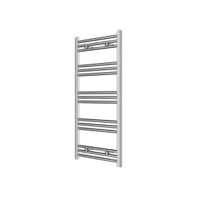 GoodHome Leyburn Vertical Towel radiator (W)500mm (H)1100mm