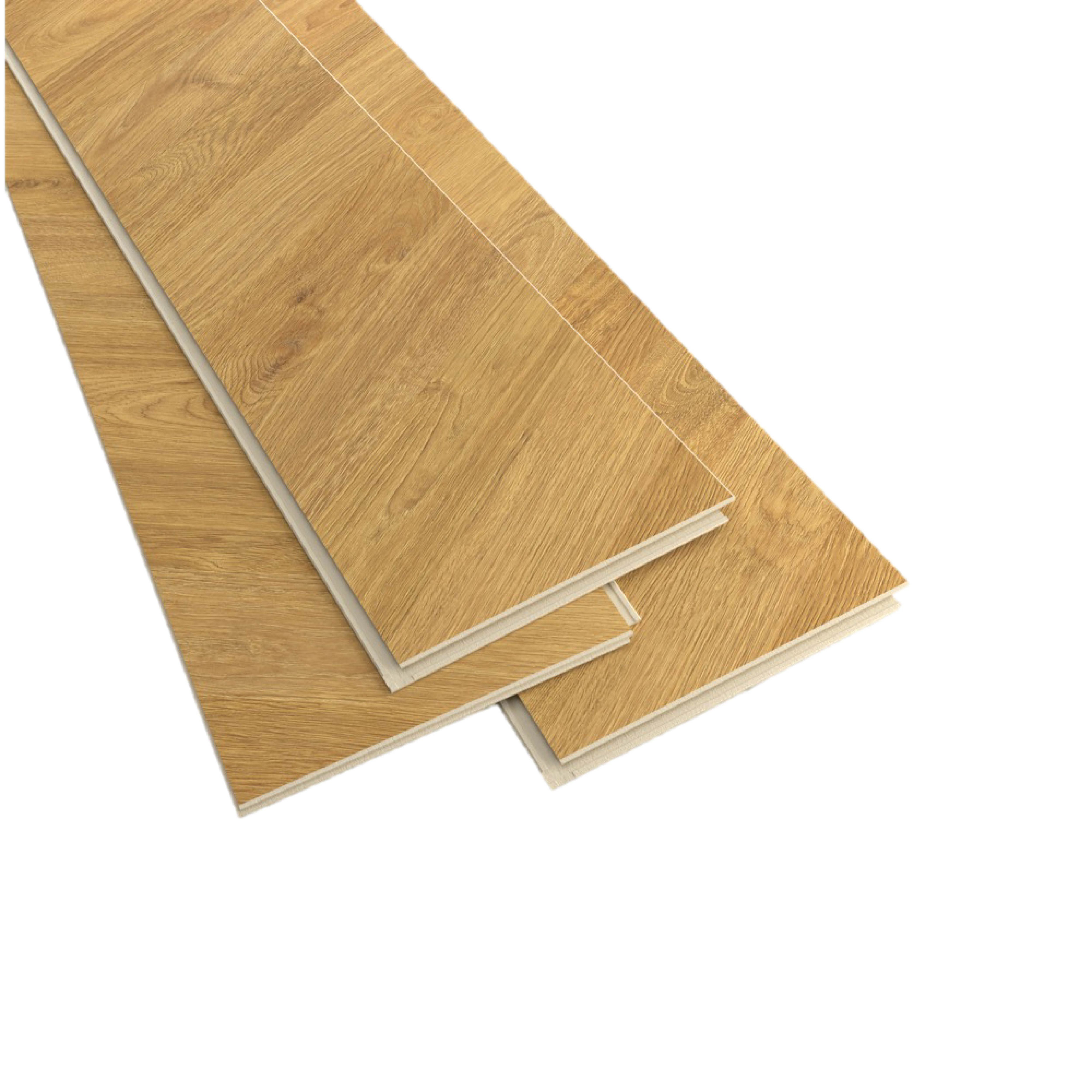 GoodHome Leyton Honey Herringbone oak effect Laminate flooring Sample ...