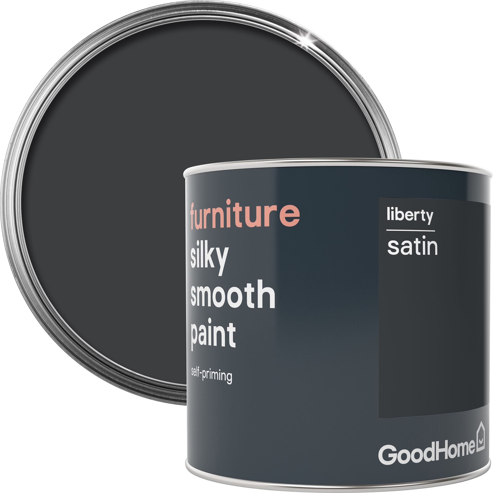 GoodHome Liberty Satin Furniture paint, 500ml