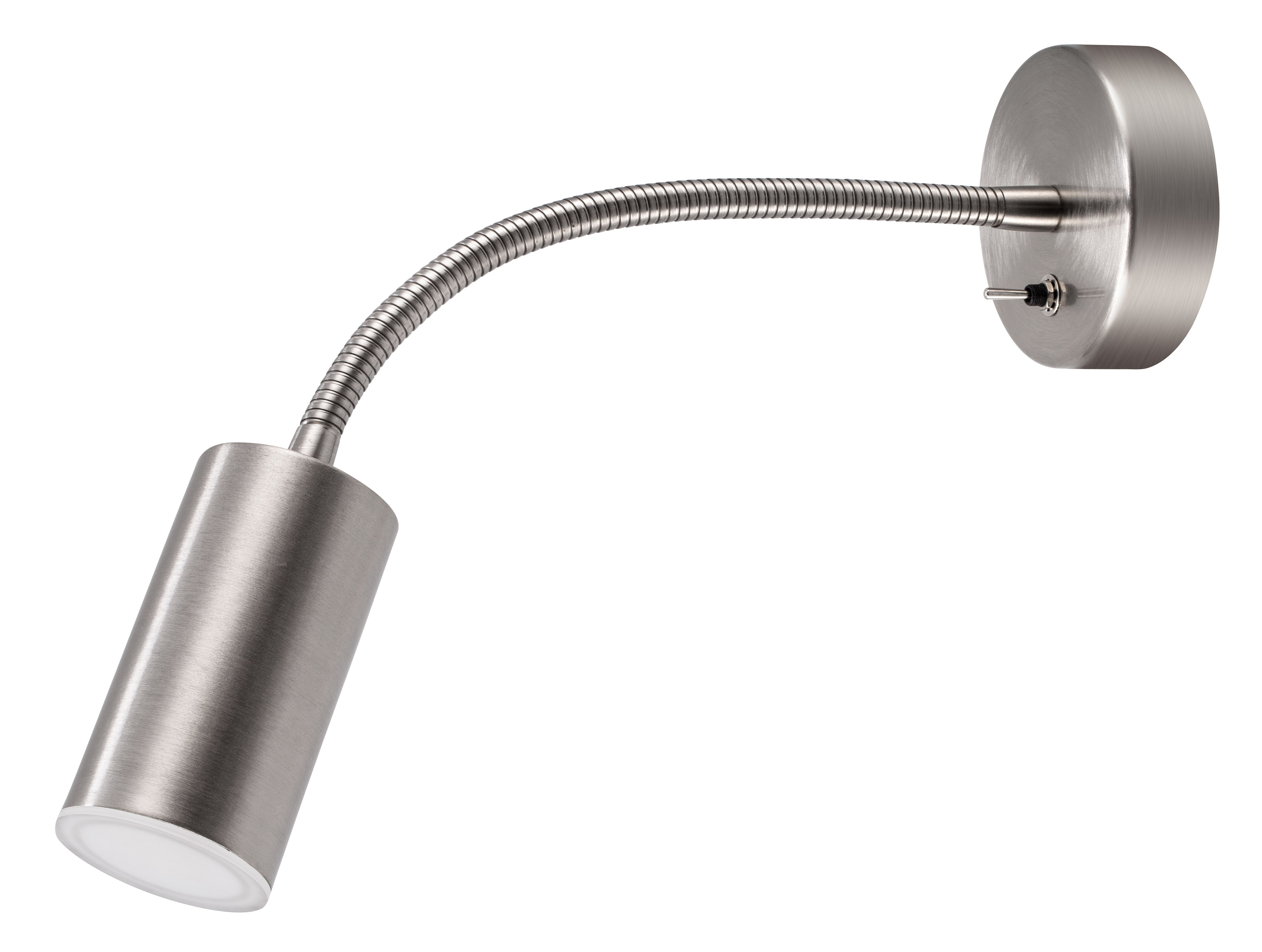 GoodHome Lignit Chrome effect Plug-in Wall light