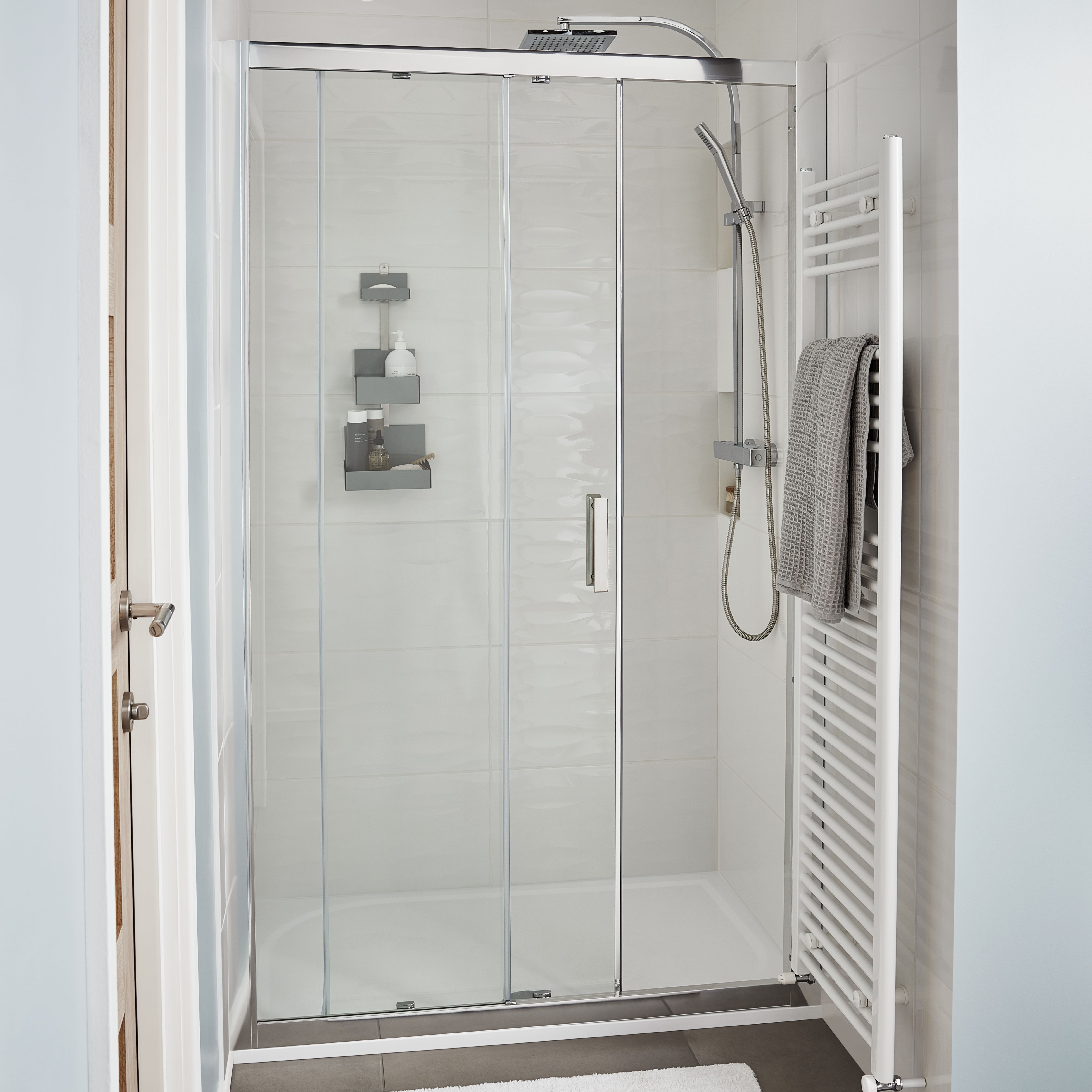 GoodHome Limski Rectangular Shower tray (L)800mm (W)1200mm (H)28mm | DIY at B&Q