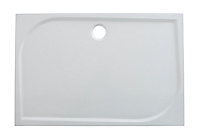 GoodHome Limski White Rectangular Shower tray (L)1200mm (W)900mm (H)28mm