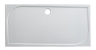 GoodHome Limsky Rectangular Shower tray (L)700mm (W)1600mm (H)28mm