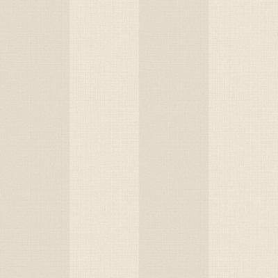 GoodHome Linen Natural Fabric effect Stripe Embossed Wallpaper