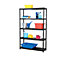 GoodHome Links 5 shelf Plastic Shelving unit (H)1850mm (W)1200mm (D)400mm