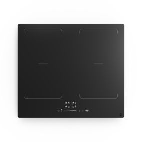 GoodHome Linksense GH4ZFXLK60 59cm Induction Venting Hob - Black