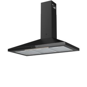GoodHome LinkSense GHCH60LKSS Glass Chimney Cooker hood (W)59.8cm - Brushed  stainless steel effect