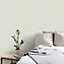 GoodHome Linton Sage green Leaf trail Woven effect Textured Wallpaper