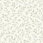 GoodHome Linton Sage green Woven effect Leaf trail Textured Wallpaper Sample