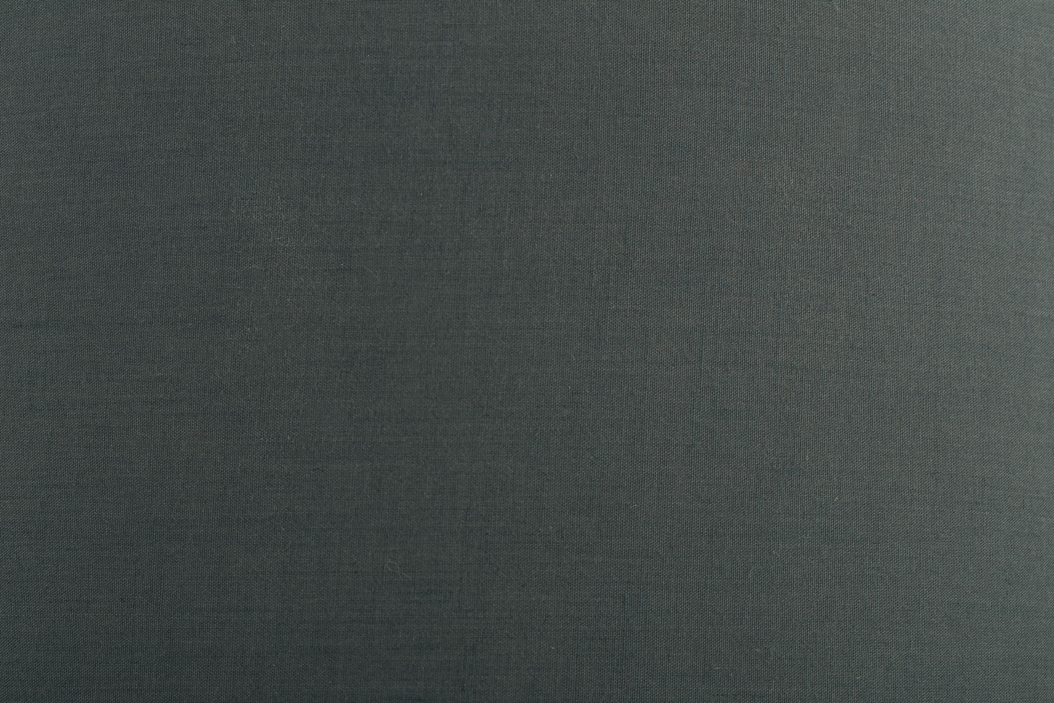 GoodHome Lokombi Dark grey Fabric dyed Conical Light shade (D)20cm