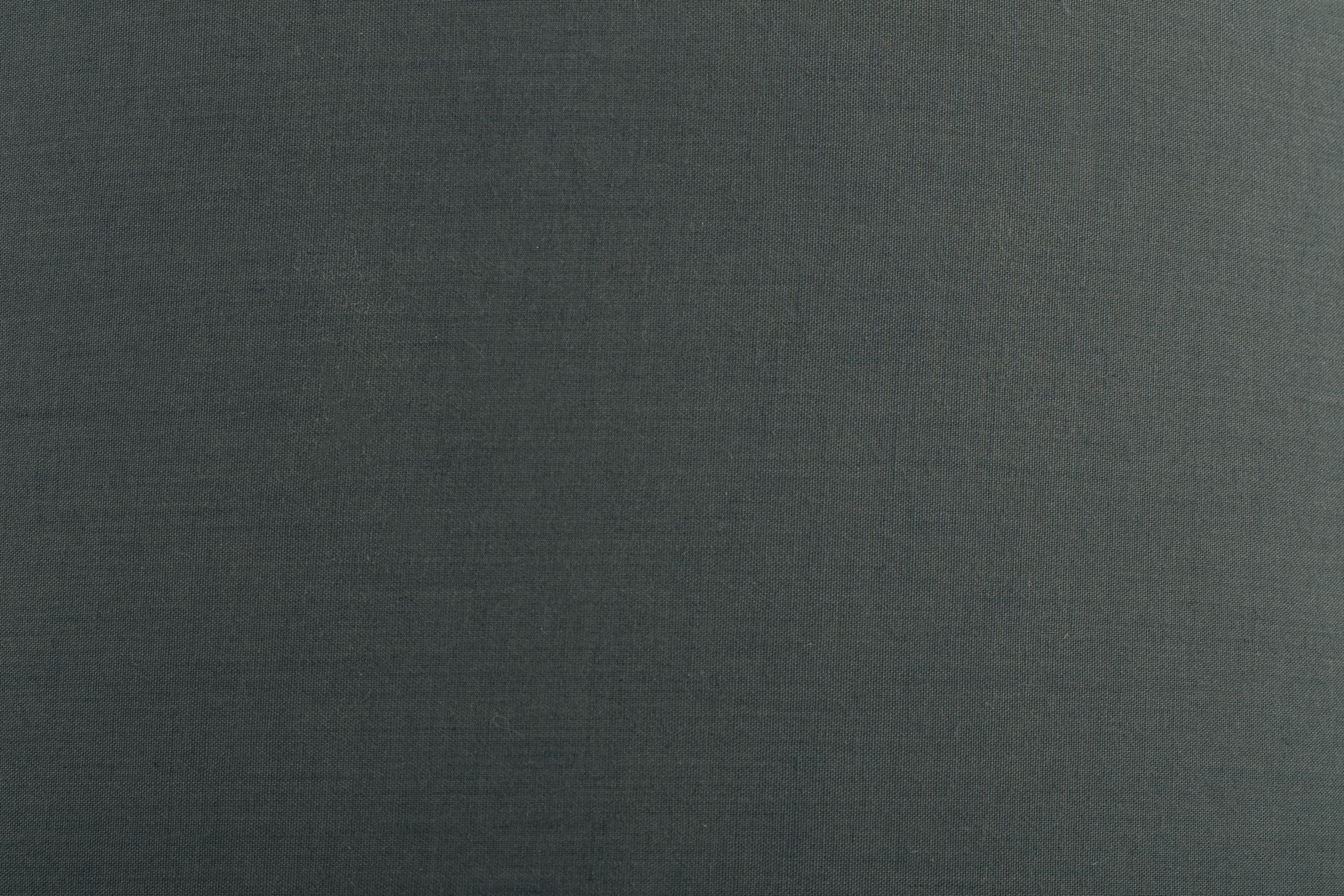 GoodHome Lokombi Dark grey Fabric dyed Conical Light shade (D)40cm