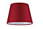 GoodHome Lokombi Dark red Fabric dyed Light shade (D)20cm