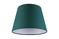 GoodHome Lokombi Green Fabric dyed Light shade (D)20cm