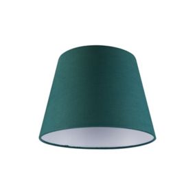 GoodHome Lokombi Green Fabric dyed Light shade (D)20cm