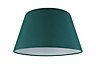 GoodHome Lokombi Green Fabric dyed Light shade (D)30cm