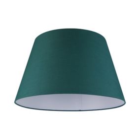 GoodHome Lokombi Green Fabric dyed Light shade (D)40cm