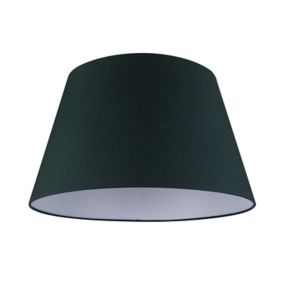 GoodHome Lokombi Navy Fabric dyed Light shade (D)40cm