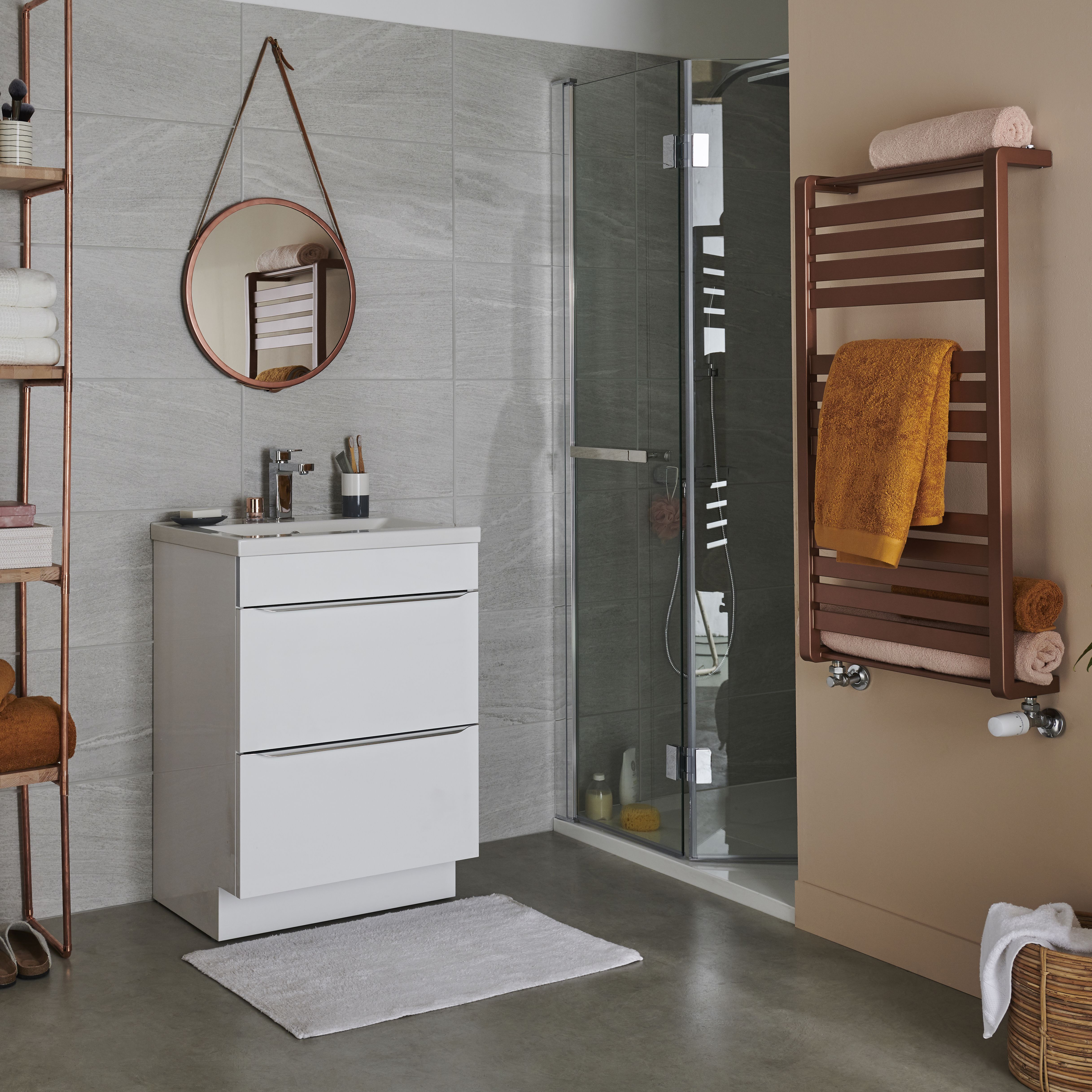 Goodhome loreto towel radiator hotsell